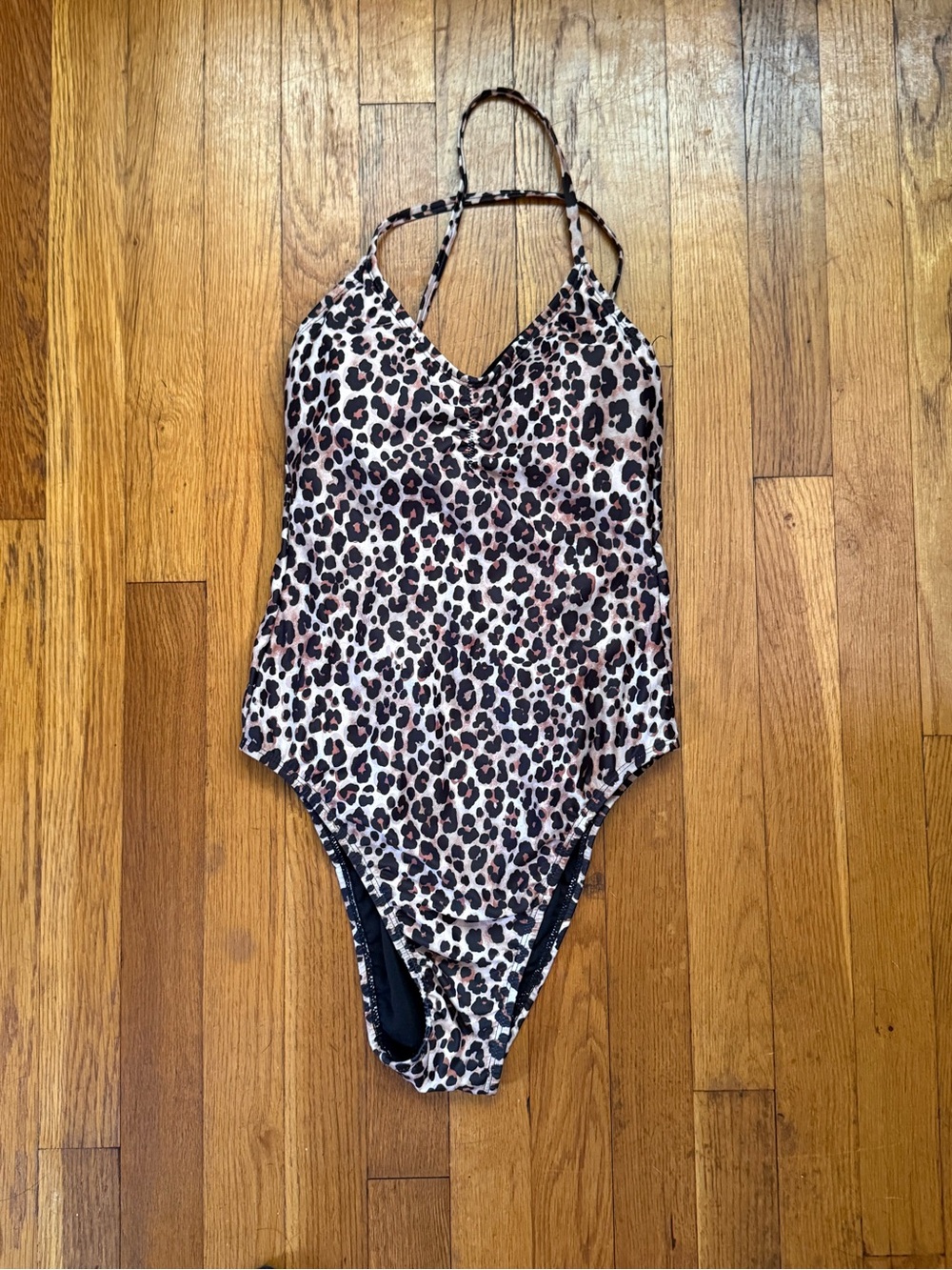 NWOT Leopard Print One Piece Swinsuit